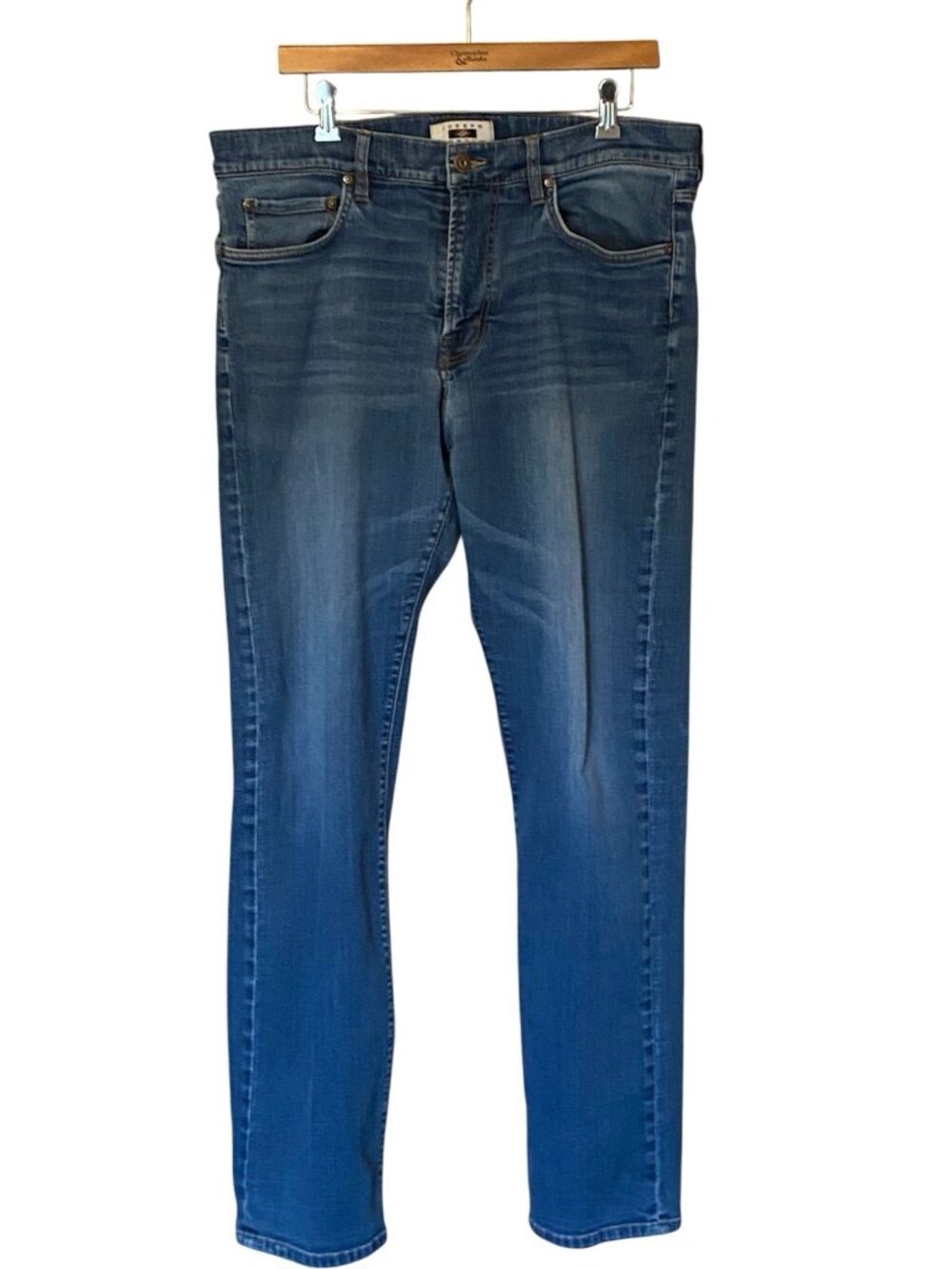 Joseph Abboud Class Fit Men's Jeans 36x34 Blue Medium Wash Denim Straight Leg